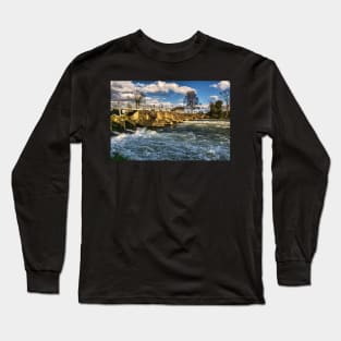 Day's Weir at Little Wittenham Long Sleeve T-Shirt